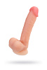 Фаллоимитатор RealStick Silicone Hugh J, 20,5 см, Ø 3,7 см, телесный