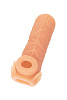 Насадка KOKOS реалистичная с дополнительной стимуляцией, TPE, L 12 см, Ø 4,4 см